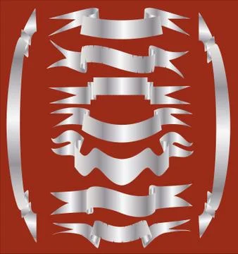 Various ribbons Stock Illustration