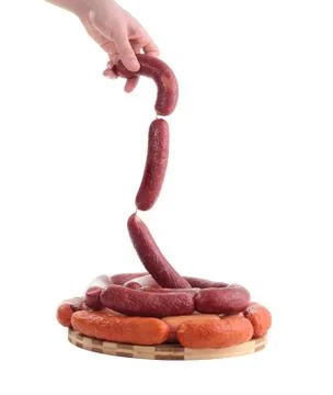 Various sausages Stock Photos
