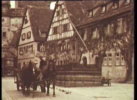 Various Scenes of Nuremberg, Germany (1930s) Stock Footage 153361328