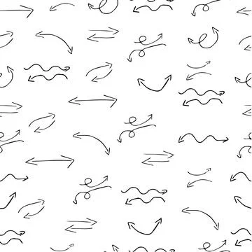 Various scribbles on a light background Stock Illustration