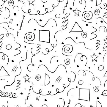 Various scribbles on a light background 스톡 일러스트
