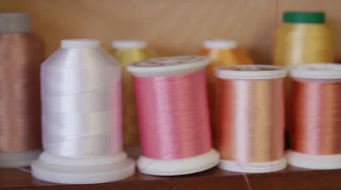 Various Sewing Room 3 Stock Footage 47283915
