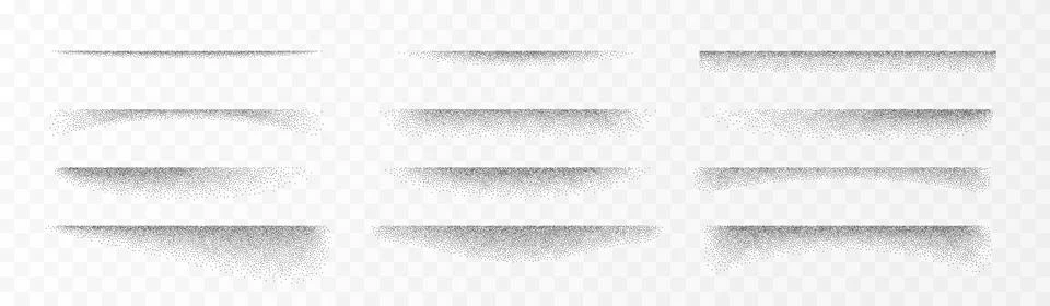 Various shadow overlay effects of the sheets edge, paper banner vector set 스톡 일러스트