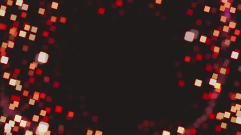 Various shapes moving randomly. Video stock 294032373