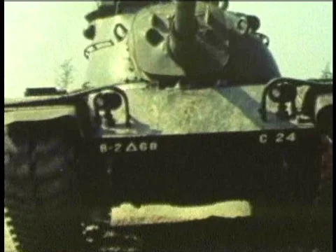 Various shots of the Army's 8th division training in the 1960s. Stock Footage 75008354