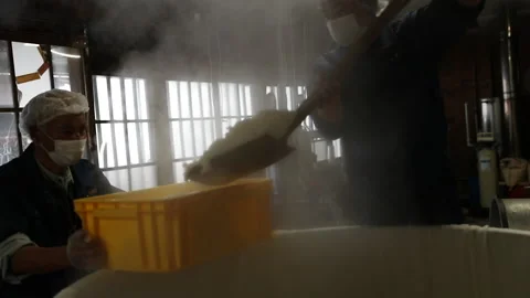 Various shots of rice preparation Stock Footage 161860117