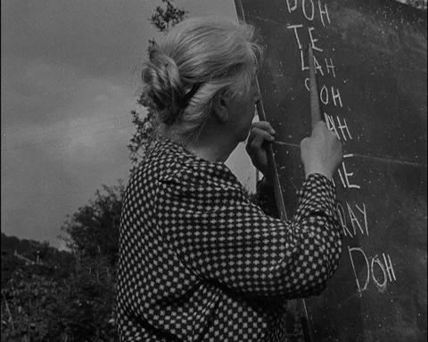 Various shots of small children evacuated into countryside, UK 1940 Stock-Footage 141075556