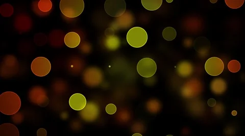 Various Sized Multicolor Circles On Black Background. Seamless loop. 動画素材 64931009