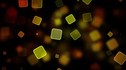 Various Sized Multicolor Squares On Black Background. Seamless loop. 動画素材 64931027