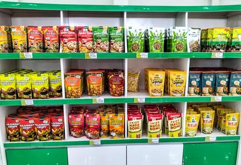 Various snacks Stock Photos