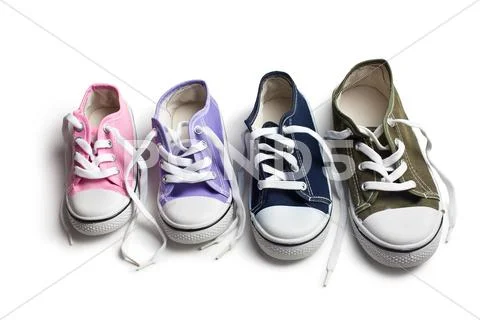 Various sneakers Stock Photos