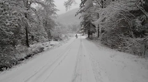 Various Snow Footage Stock Footage 47286751