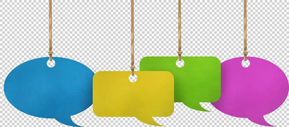 Various speech bubbles Illustrazione stock