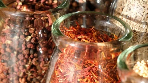 Various Spices Stock Footage 101828638