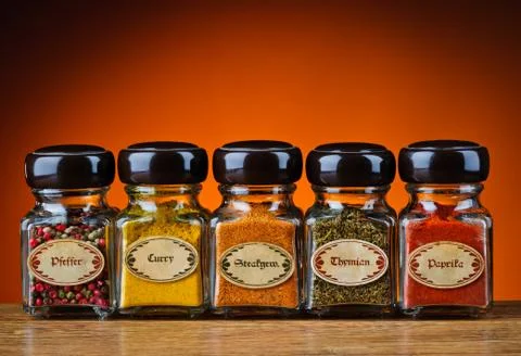 Various spices Stock Photos
