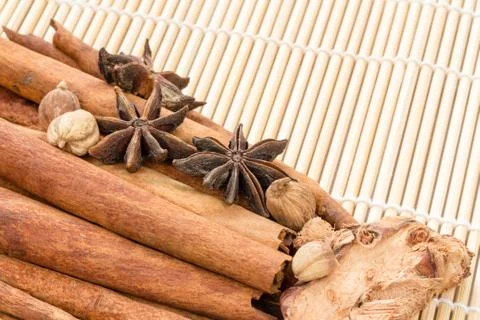 Various spices Stock Photos