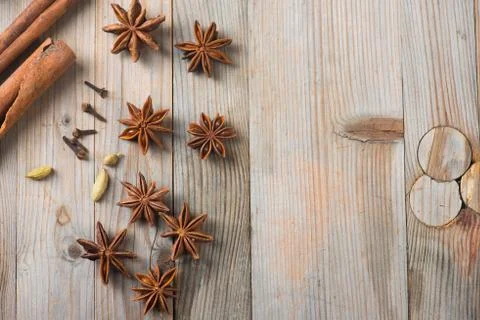 Various spices Stock Photos