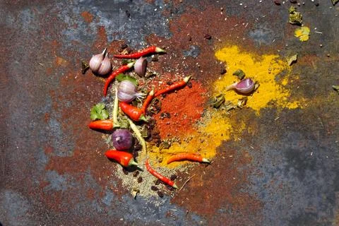 Various spices Stock Photos