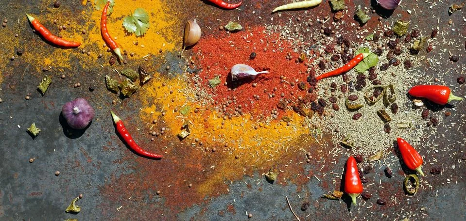 Various spices Stock Photos