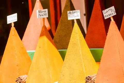 Various spices selection. Stock Photos