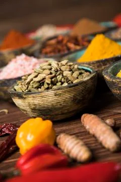 Various spices selection Free Stock Photos