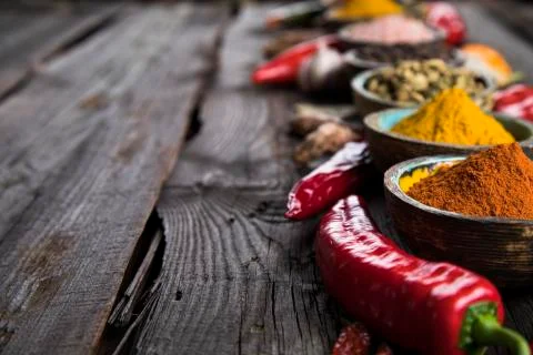 Various spices selection Free Stock Photos