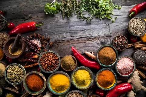 Various spices selection Free Stock Photos