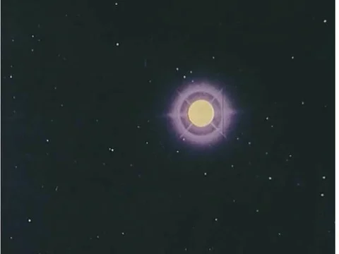 Various star systems and galaxies are shown, in an animation, in 1945. Stock-Footage 75414231