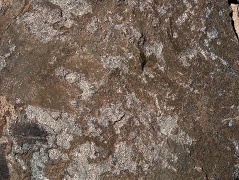 Various stone slabs of granite, basalt or sandstone, gray to colored, as ba.. Stock Photos