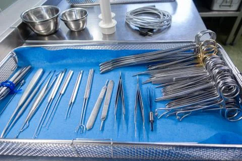 Various surgical instruments Stock Photos