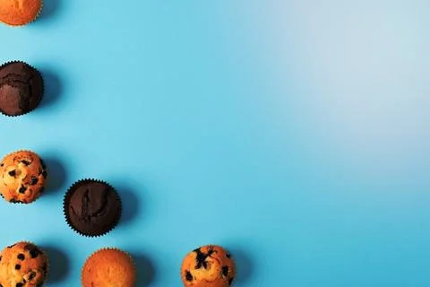 Various sweet cupcakes Stock Photos