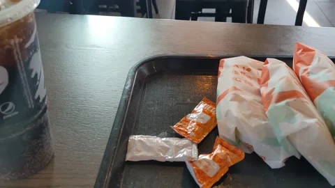 Various Taco Bell Tacos Stock Footage 159520235
