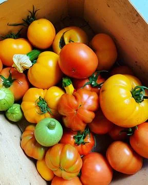 Various tomatoes Foto stock