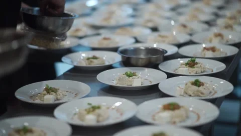 Various treats on the table Stock Footage 159897427