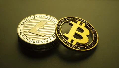 Various type of Cryptocurrency Stock Photos