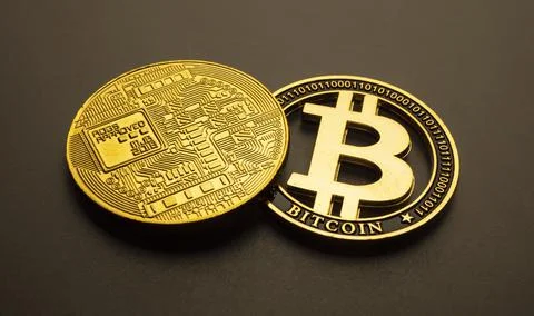Various type of Cryptocurrency Foto stock