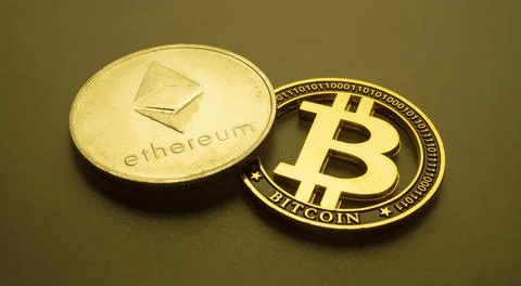 Various type of Cryptocurrency Stock Photos