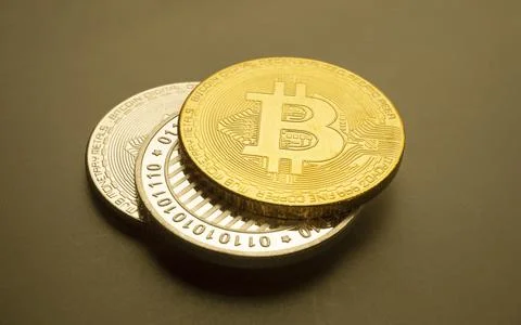 Various type of Cryptocurrency Stock Photos