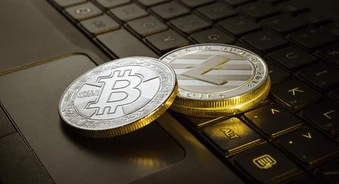 Various type of Cryptocurrency Stock Photos