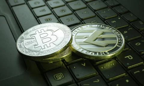 Various type of Cryptocurrency Stock Photos