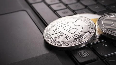 Various type of Cryptocurrency Foto stock