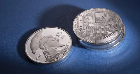 Various type of Cryptocurrency Stock Photos