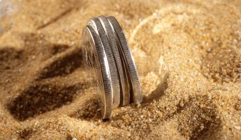 Various type of Cryptocurrency Foto stock