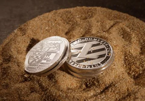 Various type of Cryptocurrency Stock Photos