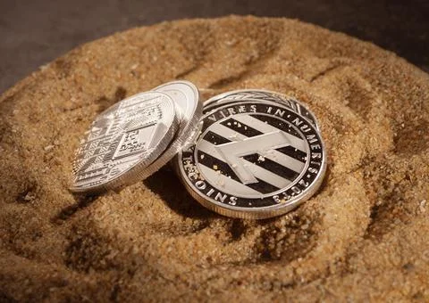 Various type of Cryptocurrency Foto stock