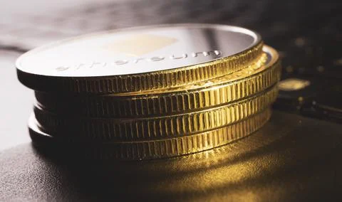 Various type of Cryptocurrency Stock Photos