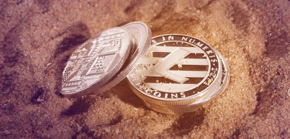 Various type of Cryptocurrency Stock Photos