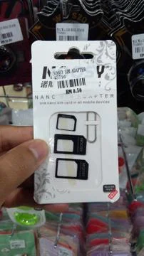 Various type of Handphone accessory Foto stock