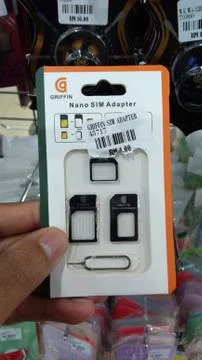 Various type of Handphone accessory Stock Photos