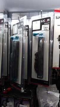 Various type of Handphone accessory Stock Photos